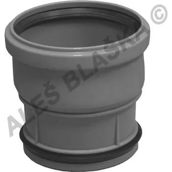 Kanalizační potrubí PlastBrno - ČR | HTSM nástrčné hrdlo (HT kanalizační odpadní systém) - 110/110 33CRPAA00