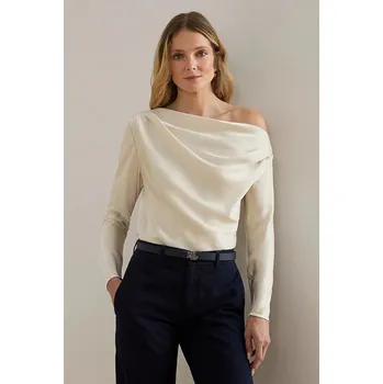 Dámská halenka Halenka Lauren Ralph Lauren 200P03566 béžová 01X, vel. XL