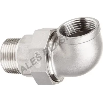 Instalatérský materiál Šroubení nerezové rohové závitové NEREZ, s plochým těsněním - vnitřní/vnější závit - INOX holendr - 2" TYP316W