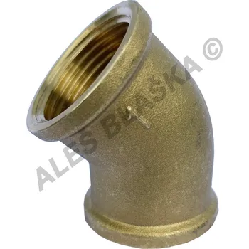 Fitinka Koleno MM mosazné 45° (vnitřní závit) - MOSAZ - 1/2" A070