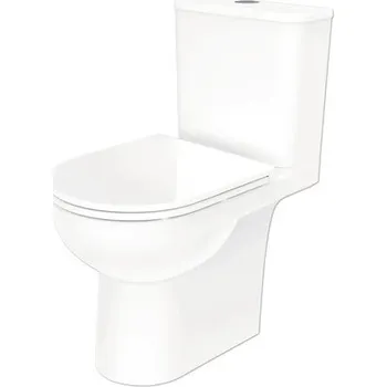 Klozet WC kombi set form&style PALMYRA otevřený splachovací kruh vč. WC prkénka