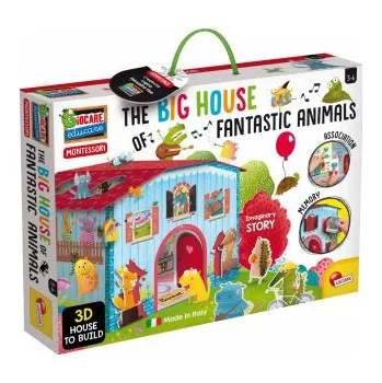 Dřevěná hračka Montessori Dom Fantastycznych Zwierząt (Hračka)