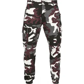 Pánská móda Camo Cargo Jogging Pants 2.0 - wine camo 34