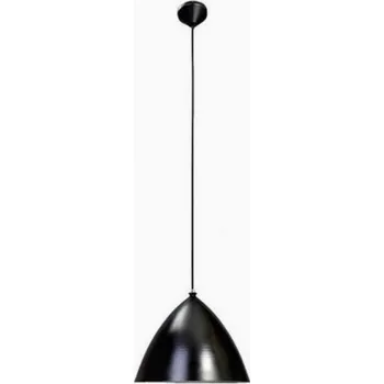 Svítidlo SEARCHLIGHT Závěsné svítidlo kov černé (vnitřek stříbrný) 34cm - SEARCHLIGHT SE 52555M