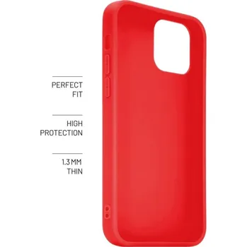 Pouzdro na mobilní telefon Kryt FIXED Story Apple iPhone 15, červený