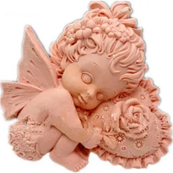 Mýdlo Silikonová forma na mýdlo amorek holčička