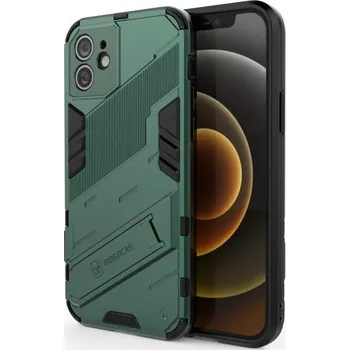 Odolný ochranný kryt se stojánkem pro iPhone 12 - zelený