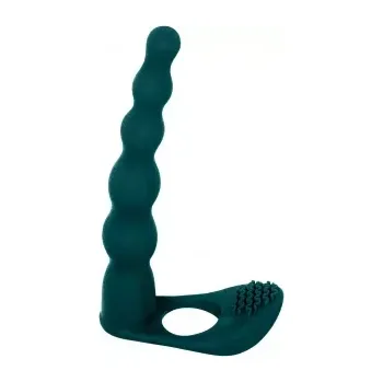 Vibrační nástavec pro dvojitou penetraci Passion Farnell Green