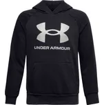 mikina dětská UNDER ARMOUR UA RIVAL FLEECE HOODIE KID, Black - 118-127