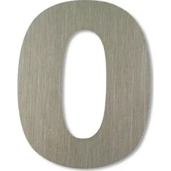 Nerezové domovní číslo 7,5 cm