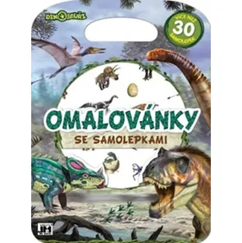 Dětské zboží Dino - Omalovánky se samolepkami