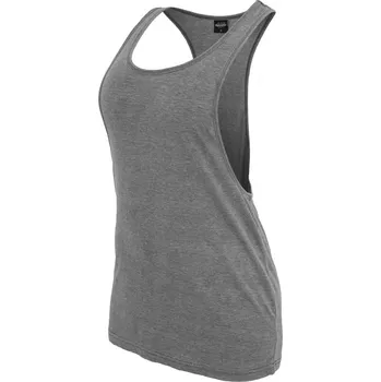 Ladies Loose Burnout Tank - darkgrey S