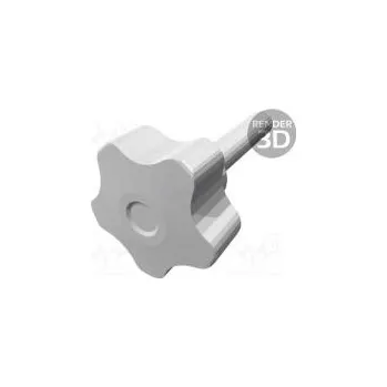 Nábytkové kování Nastavovací kolečko Ø 32mm Vněj.závit M8 40mm H 23mm