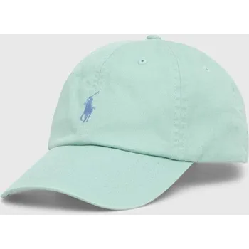 Oblečení a móda Bavlněná baseballová čepice Polo Ralph Lauren 710667709 zelená 79X, vel. ONE SIZE