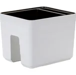 Samozavlažovací truhlík na zábradlí Berberis 30x26 cm, bílá