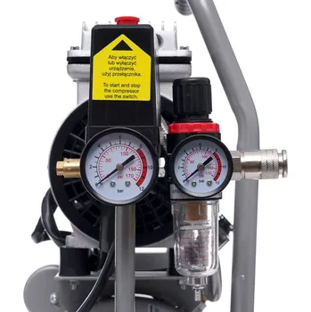 kompresor TAGRED 6L 8-10 BAR kompresor bezolejowy dwutłokowy 230V