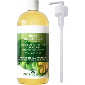 Masážní přípravek Malinový masážní olej 500 ml Organic Series