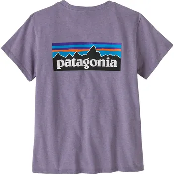 Dámské tričko Tričko Patagonia W's P-6 Logo Responsibili-Tee concrete purple S 2025 - Odesíláme do 24 hodin