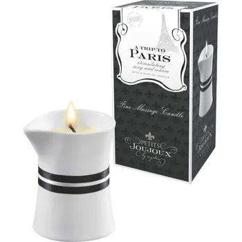 Erotický masážní přípravek Petits Joujoux - masážní svíčka - vanilka-santal (120ml)