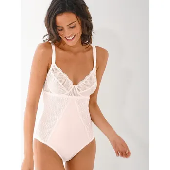 Body Tvarující krajkové body s kosticemi tělová 105