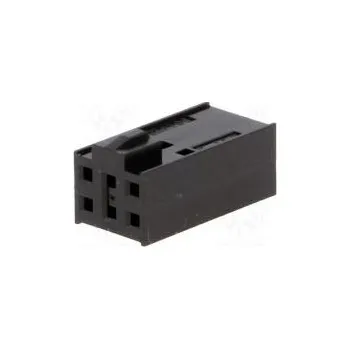 Elektrický konektor Plug wire-board female C-Grid III 2.54mm PIN 6 w/o contacts