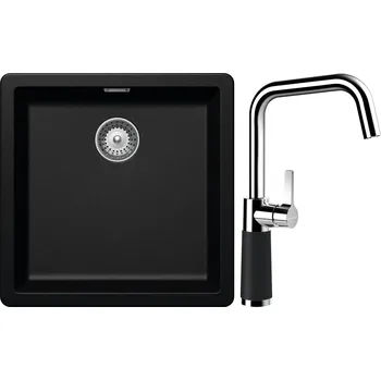 Kuchyňský dřez Set Schock S11-8 (dřez Greenwich N-100 Magma + baterie SC-530 Magma)