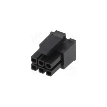 Elektrický konektor Plug wire-board female Micro-Fit 3.0 3mm PIN 6 w/o contacts