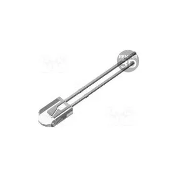 Polovodič LED 5mm zelená 1120÷1560mcd 100° 20mA 2,8÷3,6V Čelo vypouklé