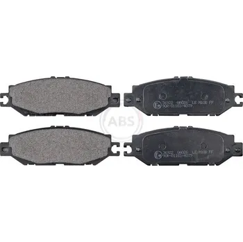 Brzdová destička Sada brzdových destiček, kotoučová brzda A.B.S. 36922