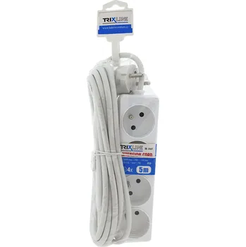 elektrický kabel Prodlužovací přívod 4 zásuvky, 5m, TR 314 F TRIXLINE
