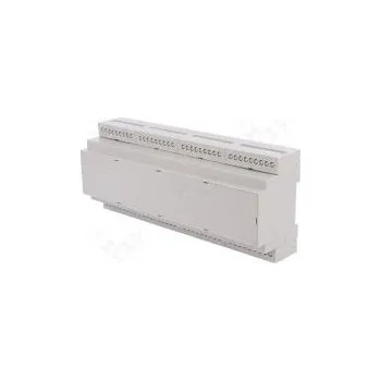 Rozvaděč Kryt na přípojnici DIN Y 90,2mm X 212mm Z 57,5mm ABS šedá