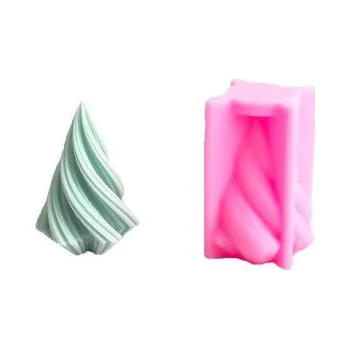 Výroba svíčky Silikonová forma na svíčku kužel - spirála