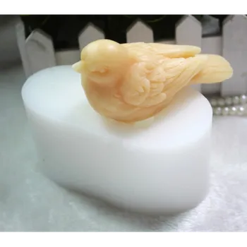 Silikonová forma na mýdlo 3D ptáček