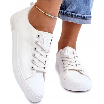 Dámská obuv DÁMSKÉ NÍZKÉ TENISKY BIG STAR LL274058 BÍLÉ 41