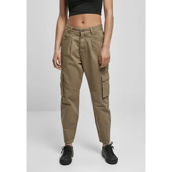 Pánská móda Ladies Ballon Fit Cargo Twill Pants - khaki 27