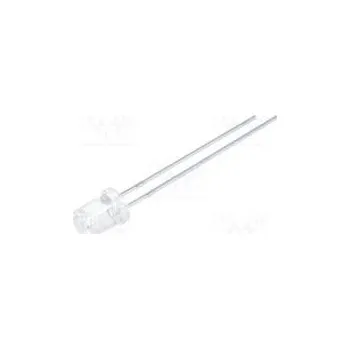 Polovodič LED 5mm zelená 13÷30mcd 120° 20mA 1,6÷2,6V Čelo vyduté