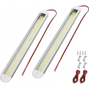 Osvětlení interiéru vozidel 2 KS 12V LED VNITŘNÍ OSVĚTLENÍ 5000K SVĚTLO DO AUTA KARAVANU