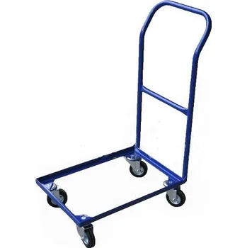 Plošinový vozík Vozík na přepravky s madlem