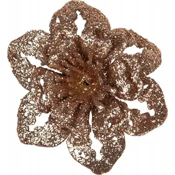 umělá květina Umělý květ / dekorace magnolie hnědá - 6x2 cm