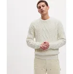Svetr GAP Cable Crew Chalk M