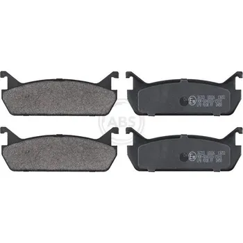 Brzdová destička Sada brzdových destiček, kotoučová brzda A.B.S. 36723