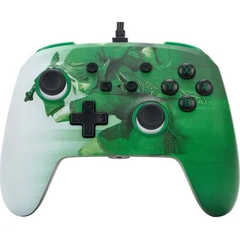 Herní ovladač PowerA Enhanced Wired - Nintendo Switch - Heroic Link (1516984-01)