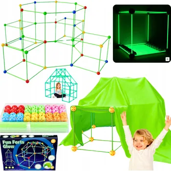 ostatní stavebnice Zestaw Stavebnice Słomki DÁREK PRO 3 4 5 6 LETÉ DÍTĚ SADA NA STAVĚNÍ ZÁKLADNY