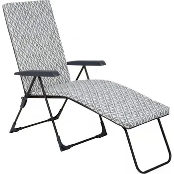 Zahradní lehátko Polohovací zahradní lehátko Barletta Black Edition H039-06PB PATIO 461014