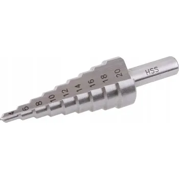 Vrták Stupňovitý Vrták Euro Tools 120487 4–20 mm