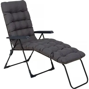 Zahradní lehátko Polohovací zahradní lehátko Setenil Black Edition H024-07PB PATIO 463090