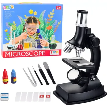 Mikroskop Dětský vzdělávací mikroskop 300× se sadou příslušenství
