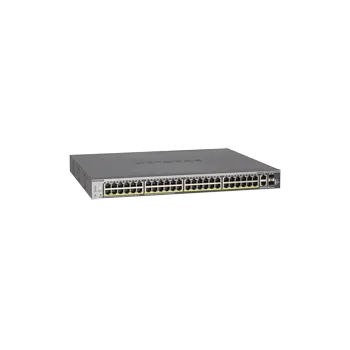 Switch Netgear 48-Port Gigabit Ethernet, PoE+, Smart Switch, Cloud Management, 4 SFP+ Ports (380W) - GS752TXP