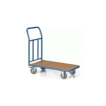 Plošinový vozík Plošinový vozík s odnímatelným madlem 800 x 500 mm nešpinící
