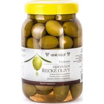 Hermes Olivy zelené s mandlí 950g